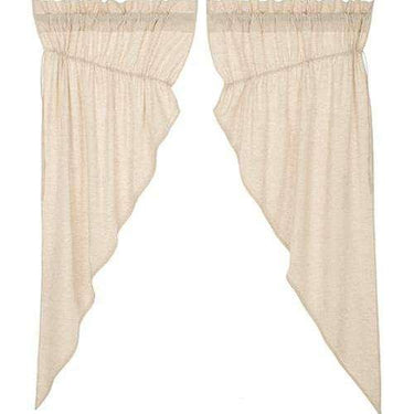 2/Set, Simple Life Flax Natural Prairie Short Panel, 63x36x18 - The Fox Decor